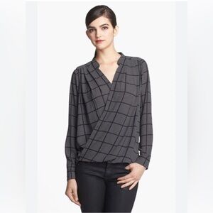 Ro & De Long Sleeve Surplus Blouse Size Large